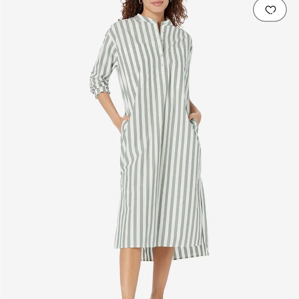 NWT Madewell Poplin Oversized Midi Shirtdress